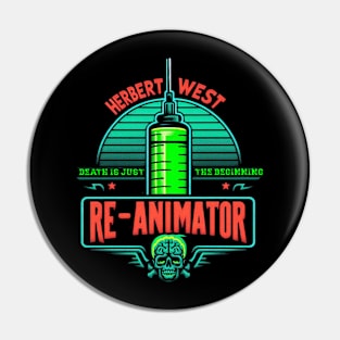 Reanimator T-Shirt - Reviving Horror Excellence Pin