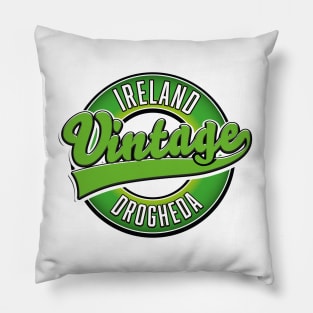 ireland Drogheda vintage logo Pillow