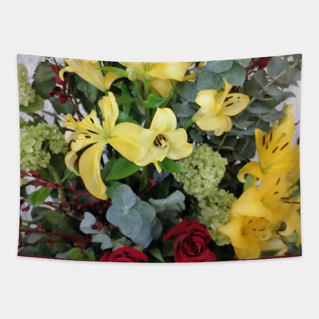 Assorted Colorful Flower Pattern Tapestry by STYLISH CROWD TEES