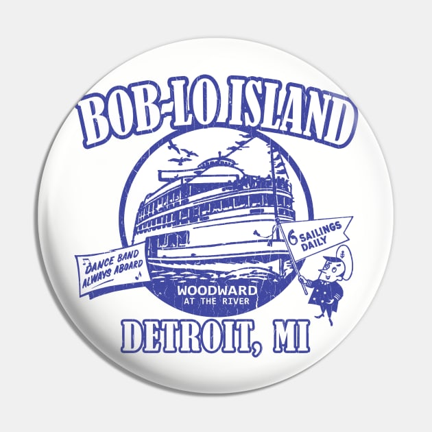 Boblo Island - Detroit, MI (vintage look) Pin by robotface