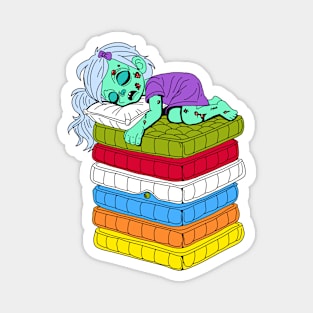 Zombie Princess and the Pea Magnet