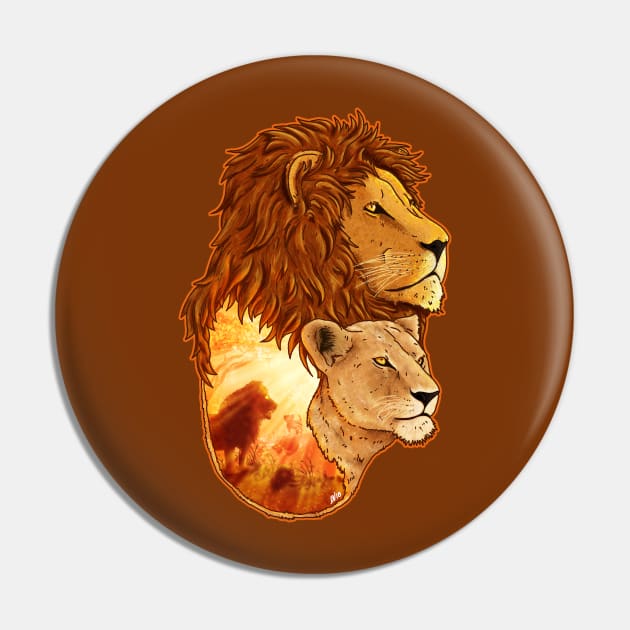 Lion Pride Pin by DVerissimo