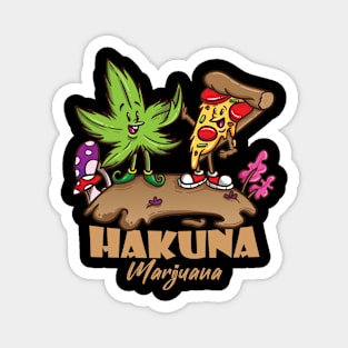Hakuna Marijuana Funny Weed Smoking Pothead THC Magnet