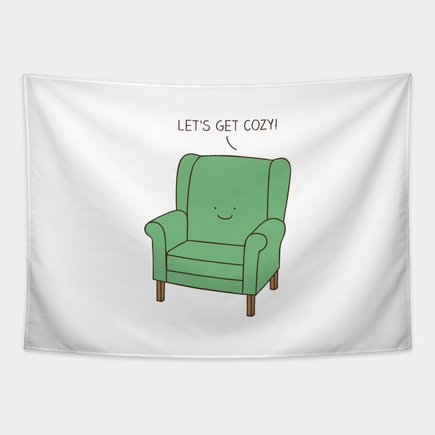 Cozy chair Tapestry by milkyprint