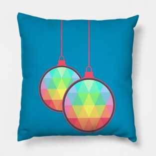 Yule Christmas Bauble Decoration Pillow