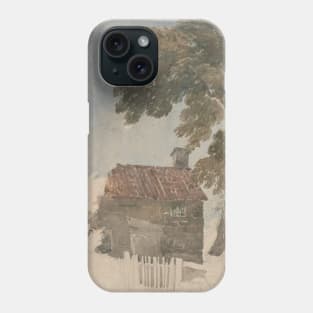 Cottage and Trees by David Cox Phone Case