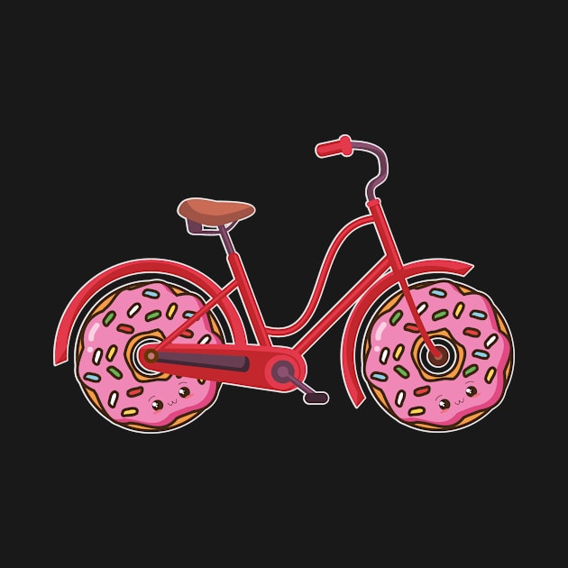 Donut Tire Bicycle Bicycles Cycling by Print-Dinner