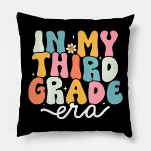 In My 3rd Grade Era Groovy Third Grade Teacher Kids Retro Pillow