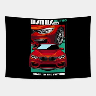 BMW M3 F80 Road To The Future Tapestry