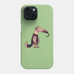 funny anteater cartoon Phone Case