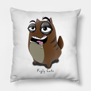 Fugly Cats Pillow