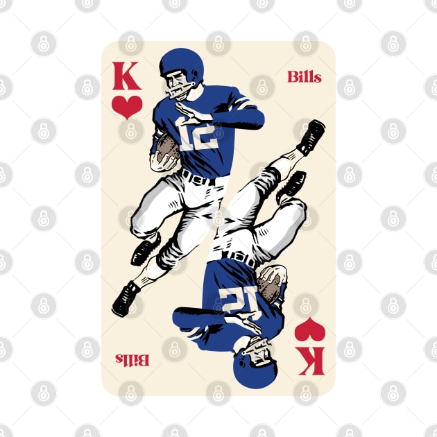 Buffalo Bills King of Hearts by Rad Love