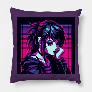 Emo Girl Pillow