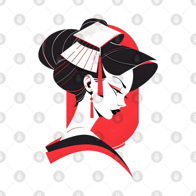 Petite Geisha Portrait by snipcute