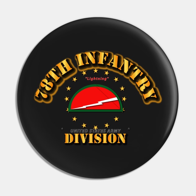 78th Infantry Division - Lightning Pin by twix123844