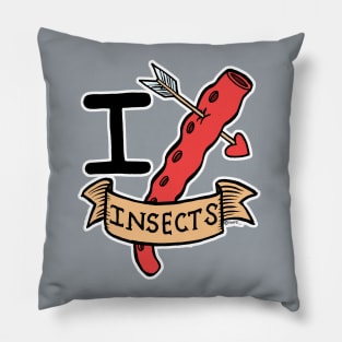 I Insect Heart Insects! Pillow