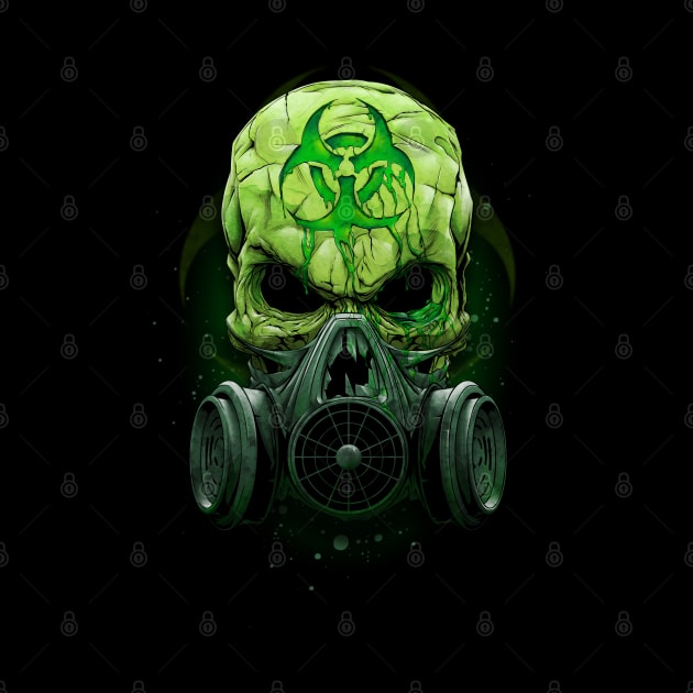 skull biohazard by Chack Loon