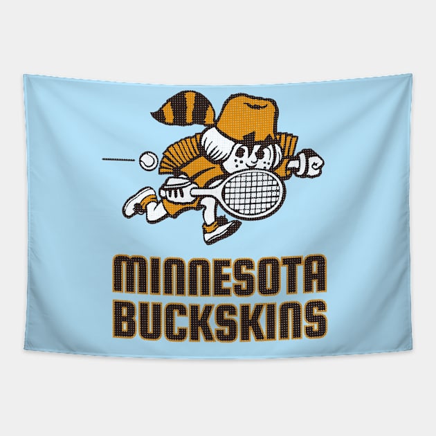 Vintage Minnesota Buckskins Tennis 1974 Tapestry by LocalZonly