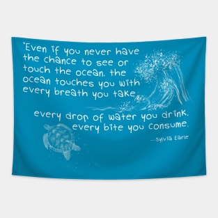 The Ocean Touches Us Tapestry