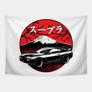 Mt Fuji Toyota Supra Tapestry