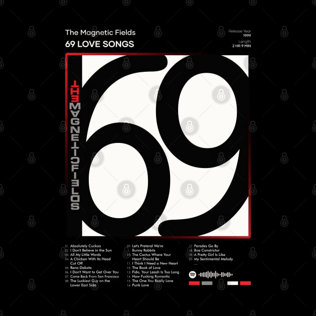 The Magnetic Fields - 69 Love Songs Tracklist Album by 80sRetro