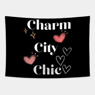 CHARM CITY CHIC DESIGN Tapestry