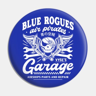 Blue Rogues Pirates Garage Pin