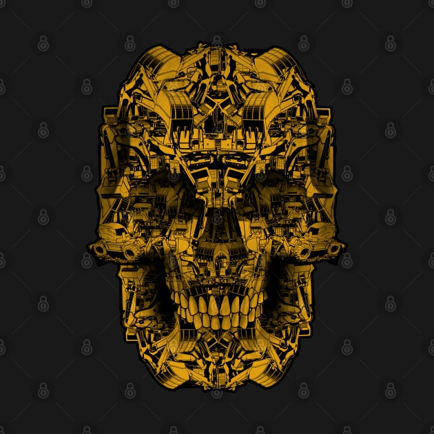 Heavy Equipment Skull by damnoverload