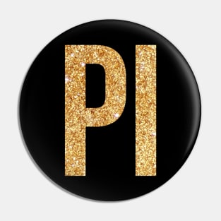 Gold Pi Pin