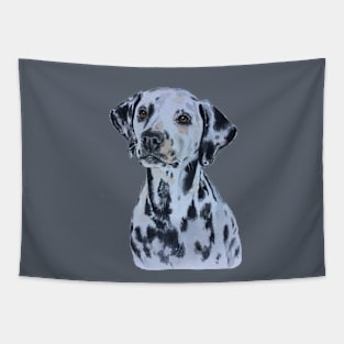 Dalmatian Dog Watercolour Illustration Tapestry