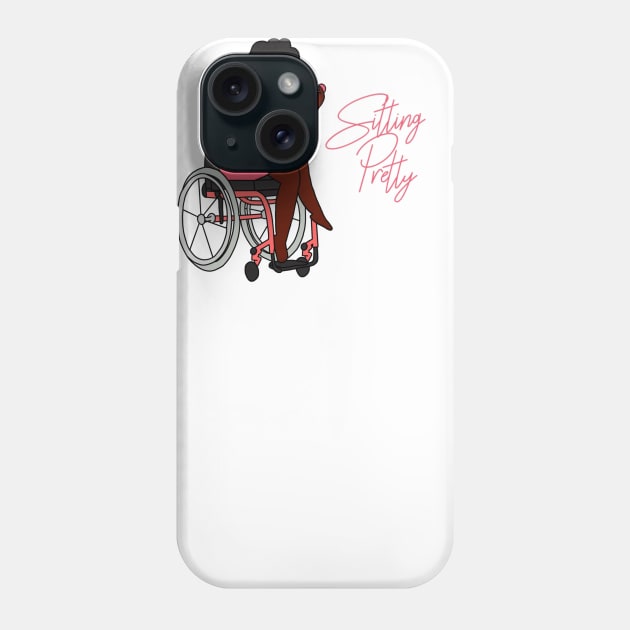 Sitting Pretty Pink 1 Phone Case by Dissent Clothing