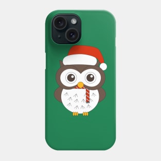 Christmas Mr. Owl Digital Art | Christmas Special | illusima Phone Case