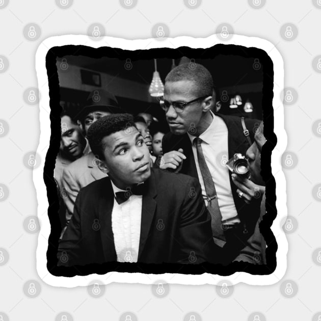 Malcom X and Muhammad Ali Magnet by UrbanLifeApparel