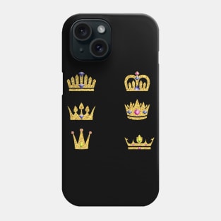 Foil Crowns Set B Phone Case