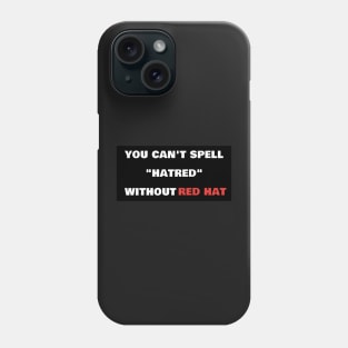 Stop the hate anti Trump stickers mugs gift Phone Case