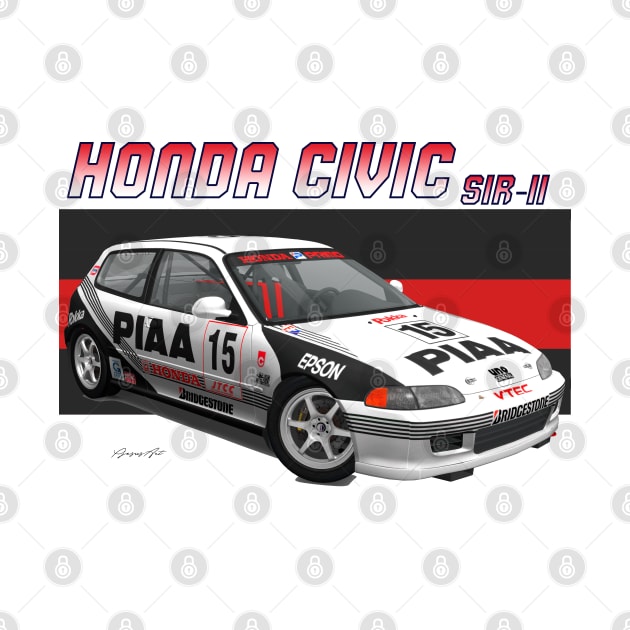 Honda Civic SiR-II by PjesusArt