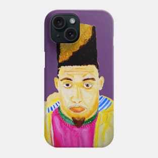 High Top Hair Black Man Watercolour Phone Case