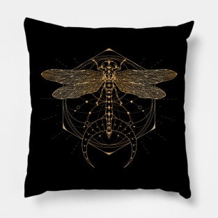 Dragonfly | Sacred Geometry Pillow