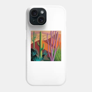 Tucson Desert (Square Format) Phone Case