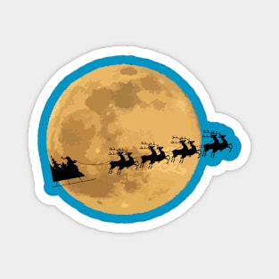 Moon Light Sleigh Ride Magnet