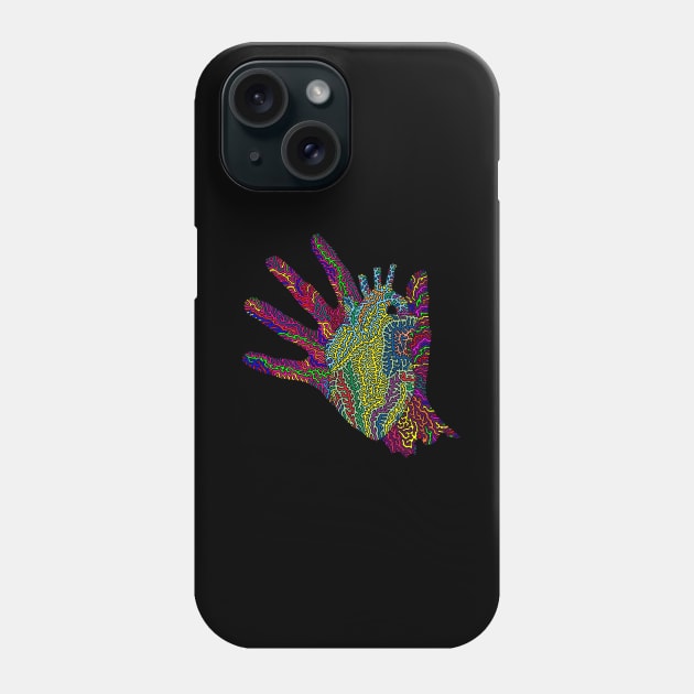 Heart in Hand Phone Case by NightserFineArts