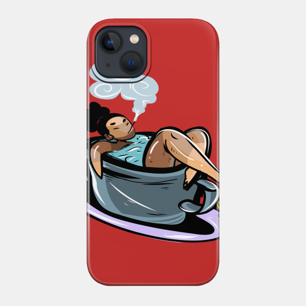 Sip of tea! - African American - Phone Case