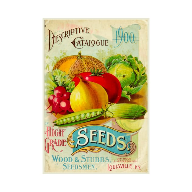 Seed Catalogue Cover (1900) by WAITE-SMITH VINTAGE ART