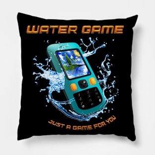 Frutiger Aero Watergame Design Pillow