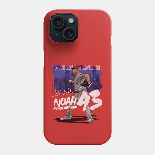 Noah Syndergaard Philadelphia State Phone Case by danlintonpro