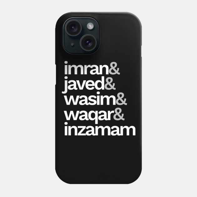 Pakistan Cricket Fan T-Shirt Phone Case by SiGo