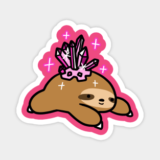 Rosequartz Sloth Magnet