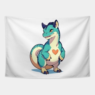 Fun Cartoon Dino 04 Tapestry