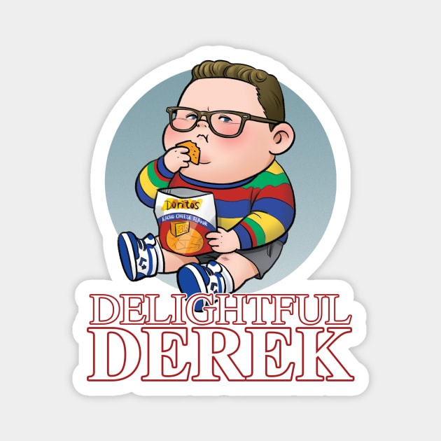 Delightful Derek Magnet by naybacca