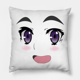 Anime cute face Pillow